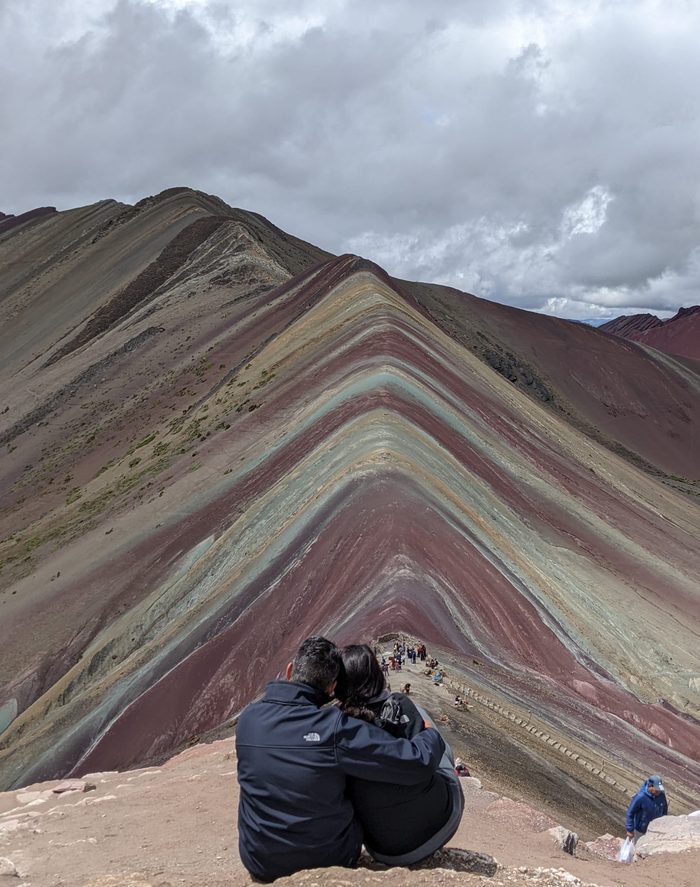 Navo founders at Rainbow Mountain, Peru